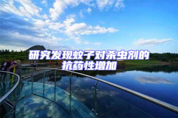 研究發現蚊子對殺蟲劑的抗藥性增加