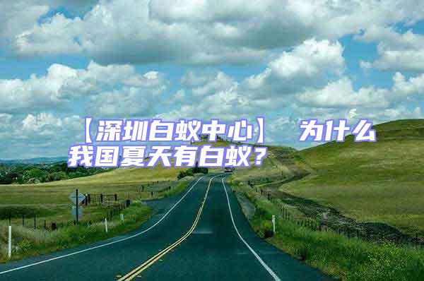 【深圳白蟻中心】 為什么我國夏天有白蟻？