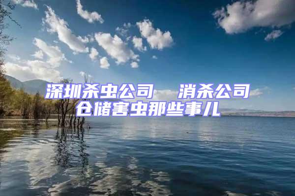 深圳殺蟲公司  消殺公司倉儲害蟲那些事兒