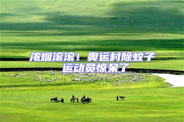 濃煙滾滾！奧運(yùn)村除蚊子 運(yùn)動(dòng)員驚呆了