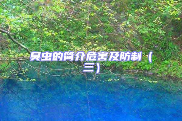 臭蟲的簡(jiǎn)介危害及防制(三)