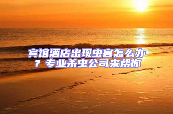 賓館酒店出現(xiàn)蟲(chóng)害怎么辦？專(zhuān)業(yè)殺蟲(chóng)公司來(lái)幫你