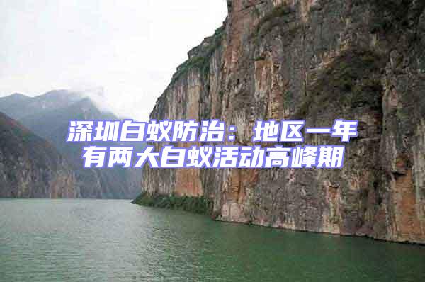 深圳白蟻防治：地區一年有兩大白蟻活動高峰期