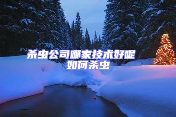 殺蟲(chóng)公司哪家技術(shù)好呢  如何殺蟲(chóng)