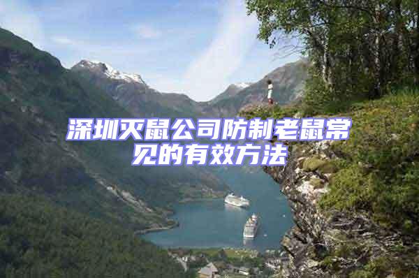 深圳滅鼠公司防制老鼠常見的有效方法