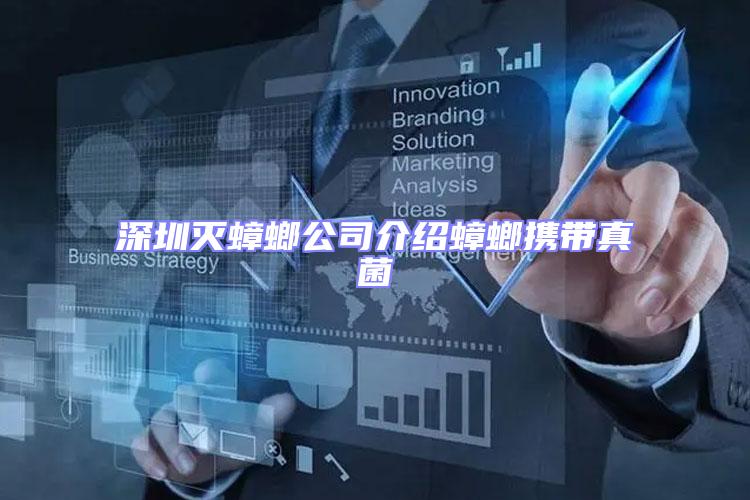 深圳滅蟑螂公司介紹蟑螂攜帶真菌