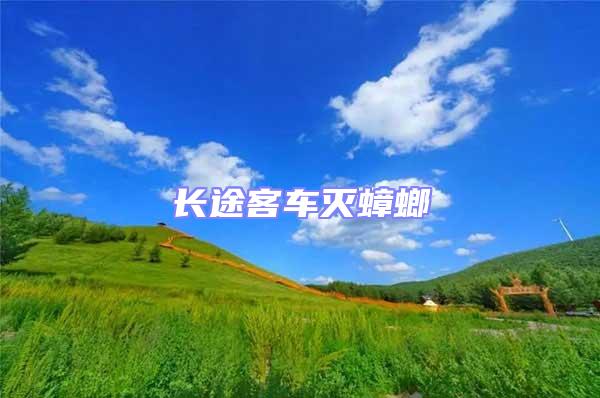 長途客車滅蟑螂