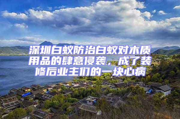 深圳白蟻防治白蟻對木質用品的肆意侵襲,成了裝修后業主們的一塊心病
