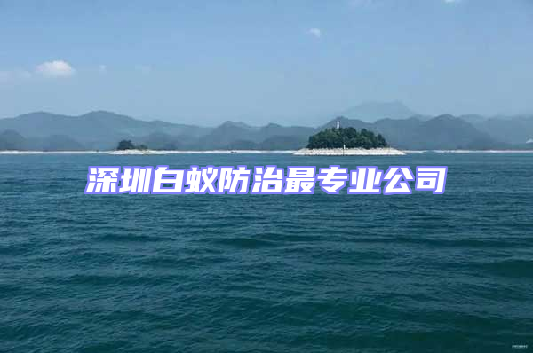 深圳白蟻防治最專(zhuān)業(yè)公司