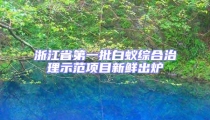 浙江省第一批白蟻綜合治理示范項(xiàng)目新鮮出爐