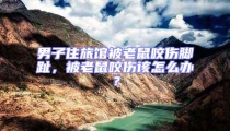 男子住旅館被老鼠咬傷腳趾，被老鼠咬傷該怎么辦？